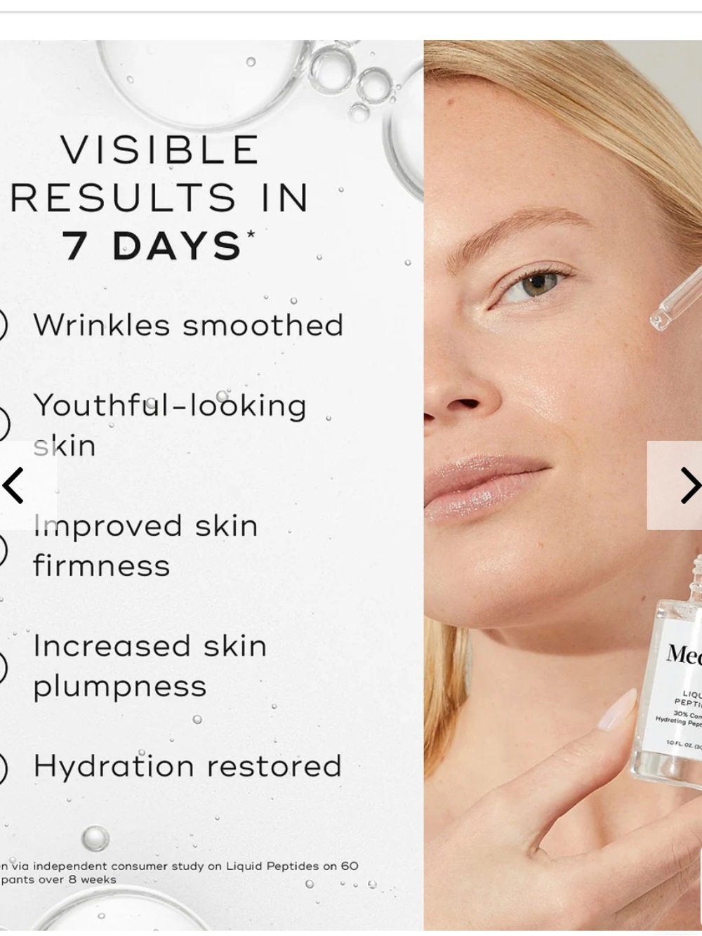 Medik8 Liquid Peptides - Line Smoothing Serum - Picture 2 of 7